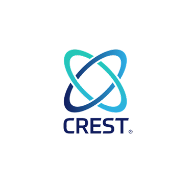CREST logo.