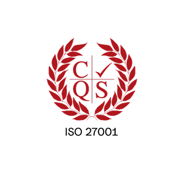 ISO 27001 logo.