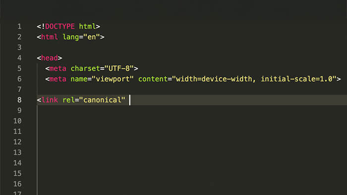 Code with the canonical link.