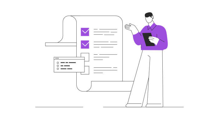 A graphic representing compliance.