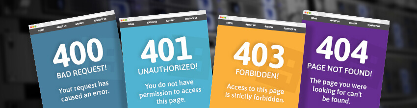Examples of HTTP 400 Errors