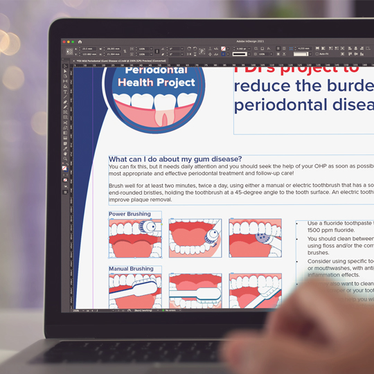 Graphic Design for Dental Fact Sheets