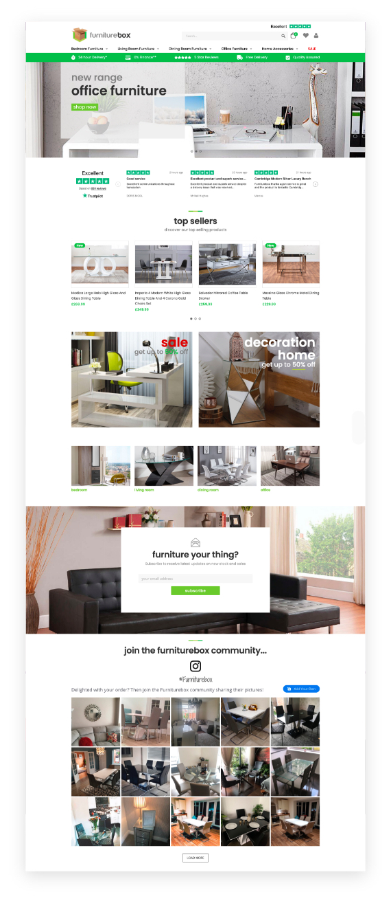 Furniture Box Website