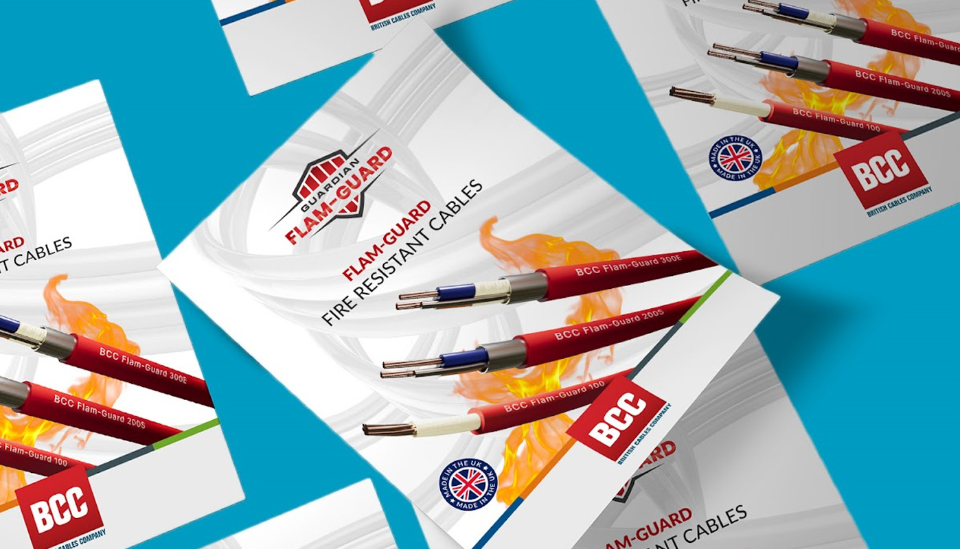 Flamguard brochure design images