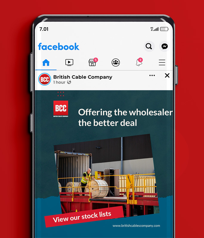 Social Media services for British Cables Company