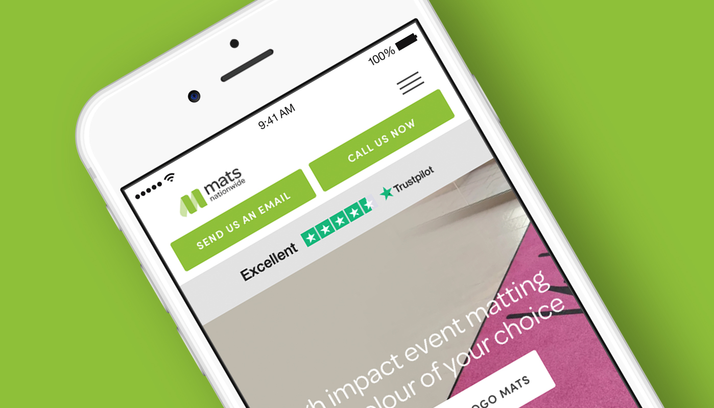 Responsive web design for Mats Nationwide