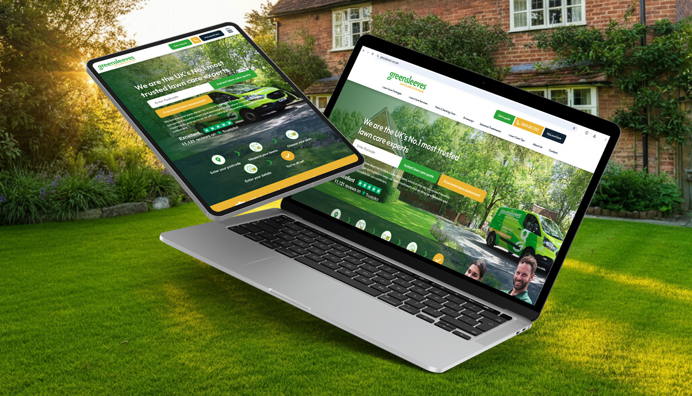 Greensleeves website and portal designed and built