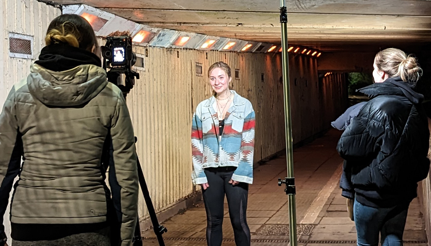 Filming work for Sussex Police campaign