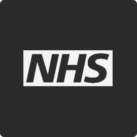 NHS logo.