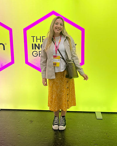 Chloe at an event