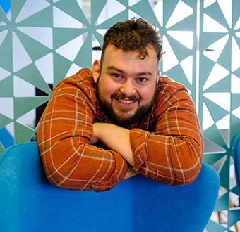 Dan in the Southampton office