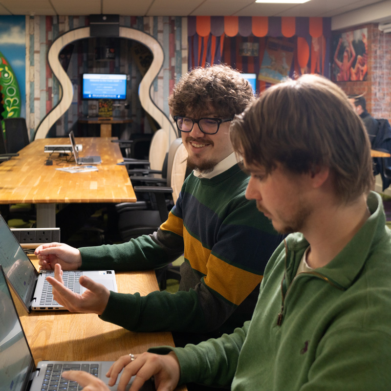 Sam and Chris at our Bristol Location