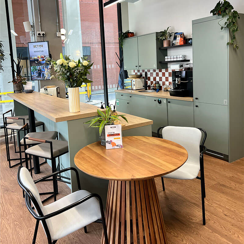 Kitchen area.
