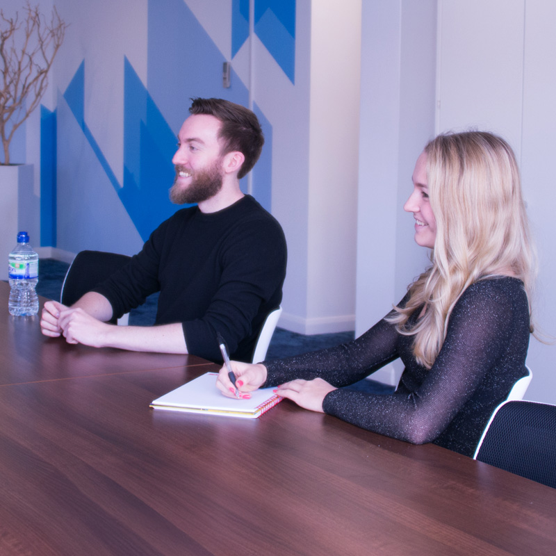 Adam and Sammy in the meeting room | Salisbury