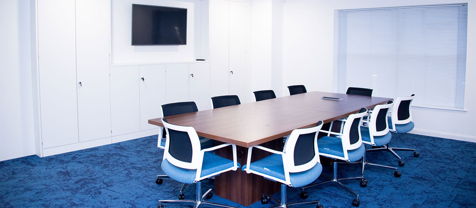 Blue Frontier meeting room.
