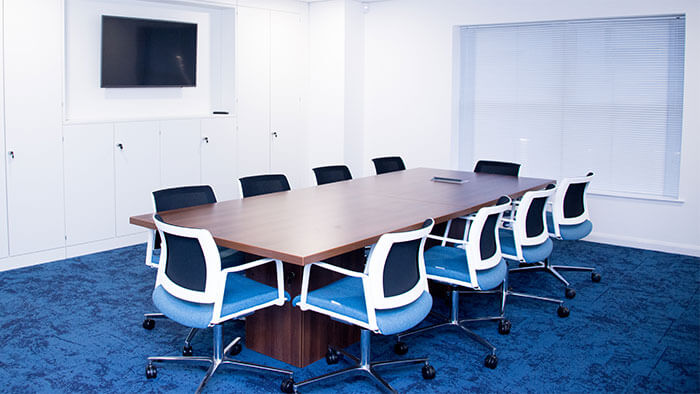Blue Frontier meeting room.