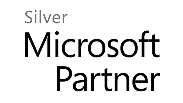 Silver Microsoft Partner logo.