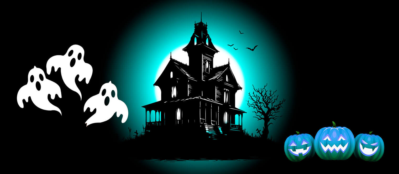 A haunted house.