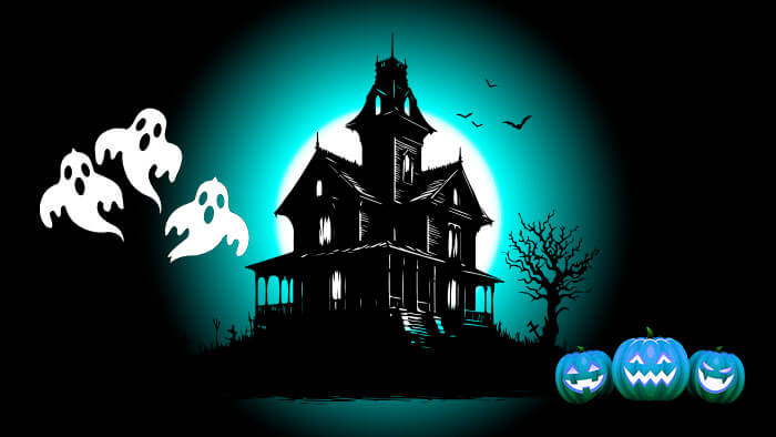 A haunted house.
