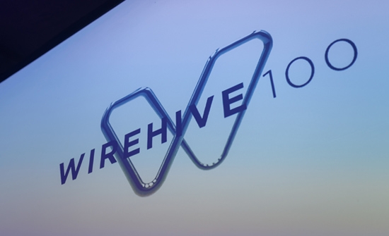 Wirehive 100 logo.