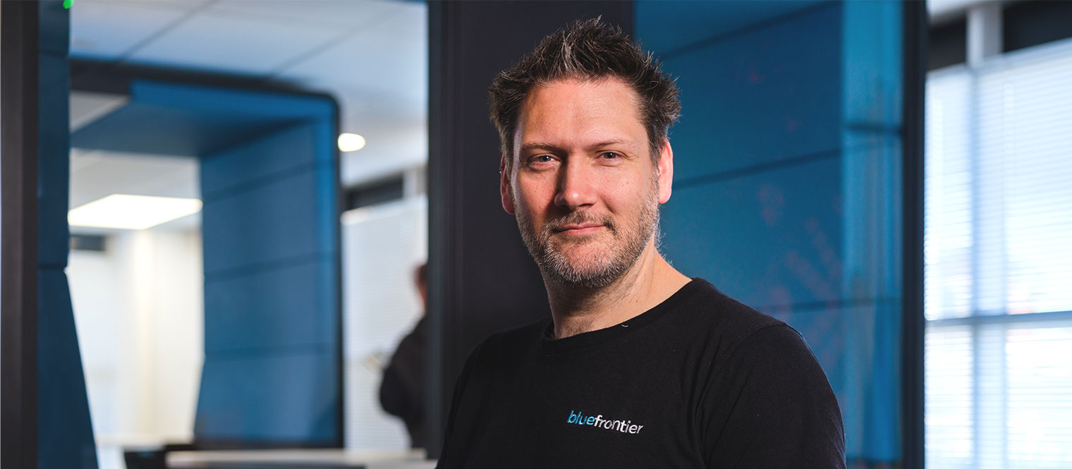 Shaun celebrating 10 years at Blue Frontier