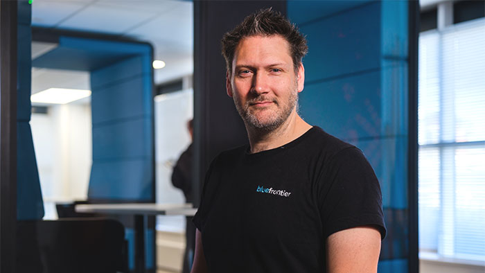 Shaun celebrating 10 years at Blue Frontier