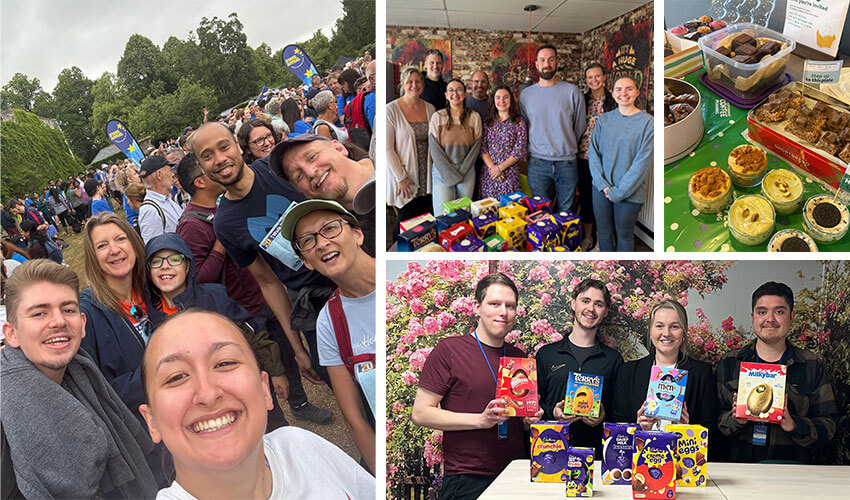 A collage of charity events throughout the year.