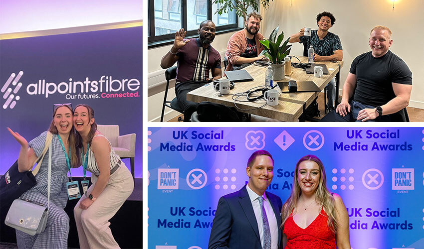 A collage of significant milestones.