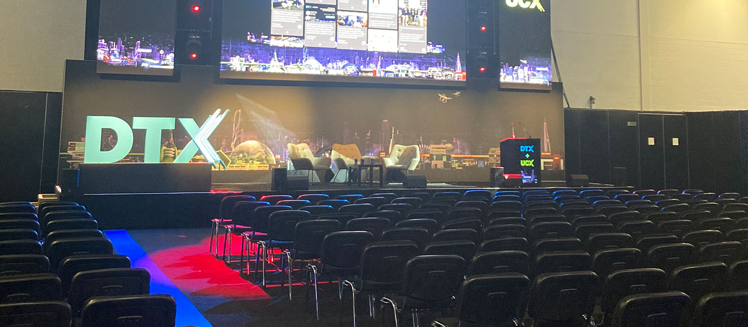 DTX conference main stage. 