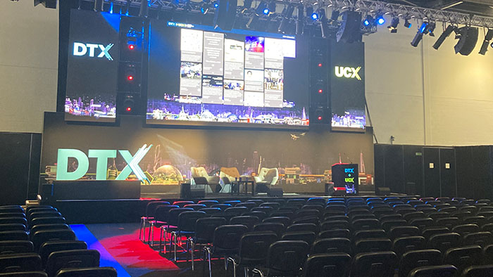 DTX conference main stage.