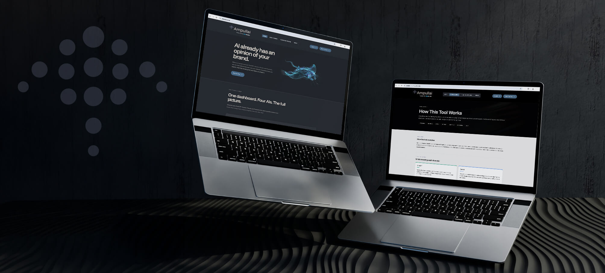 Ampullai on laptops.