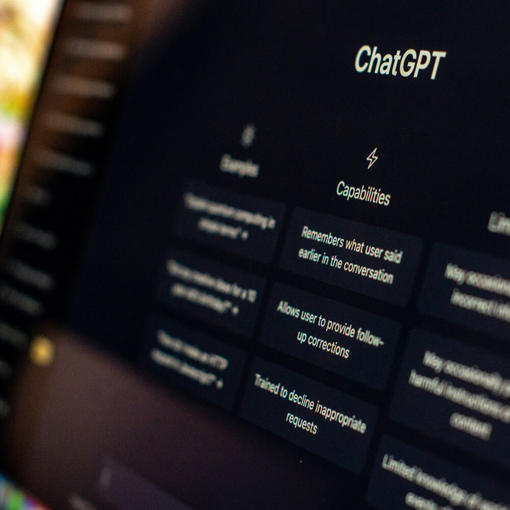 the ChatGPT load screen on a laptop