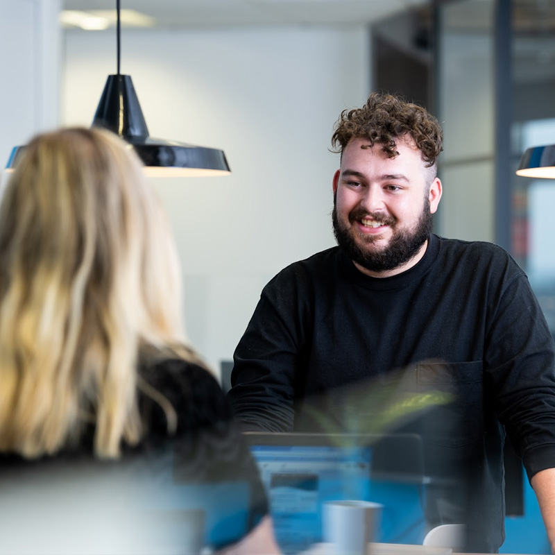 Dan and Ettie from Digital Team