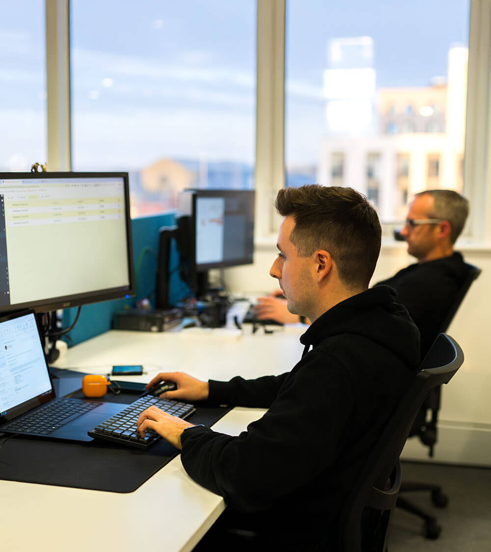 Oli and Kev - Developers in Southampton Office