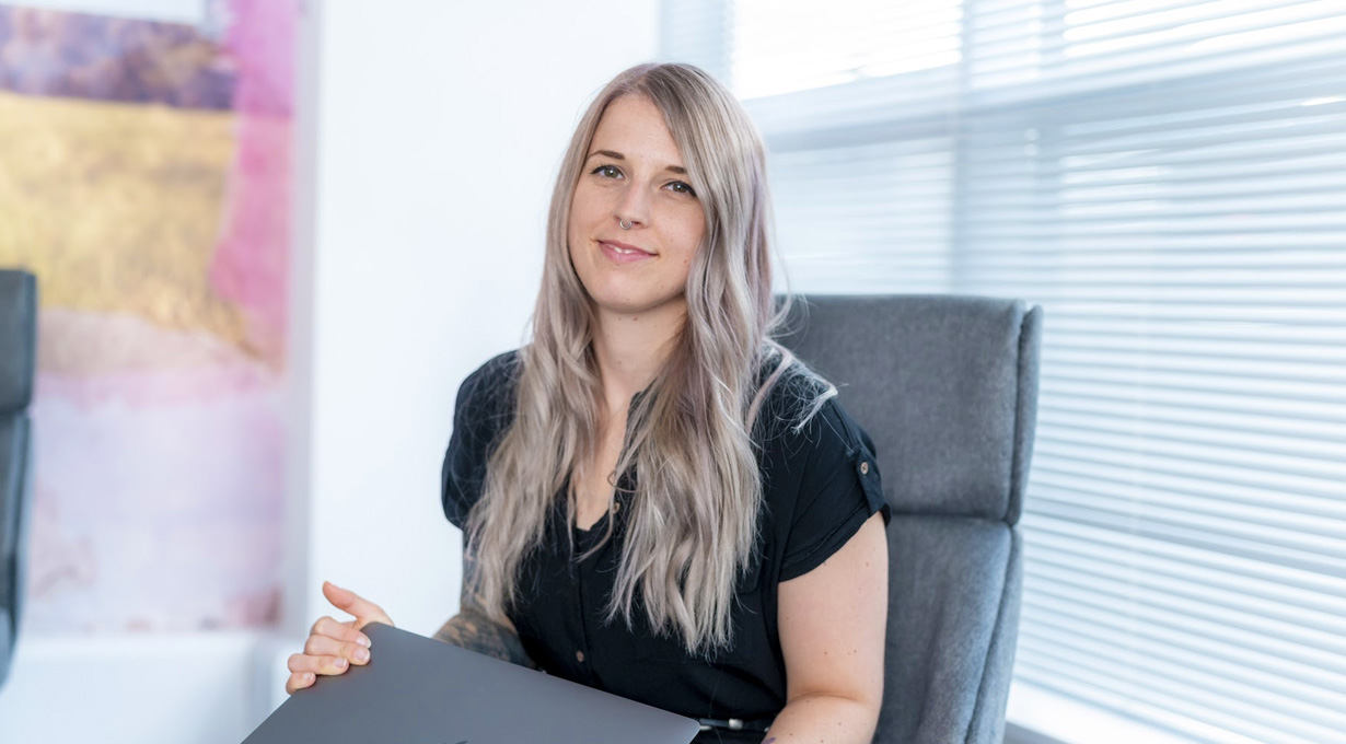 Charlotte in the Salisbury Office