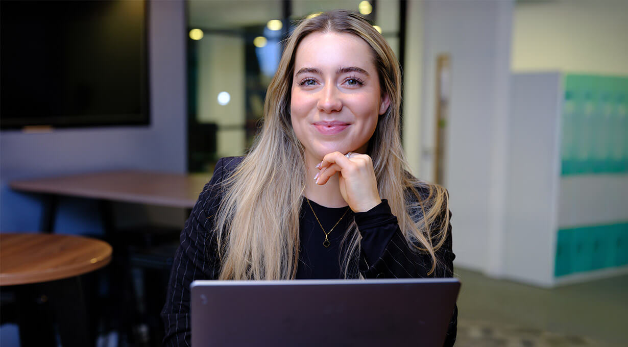 Photograph of Tilly Eales, Digital Marketing Executive.